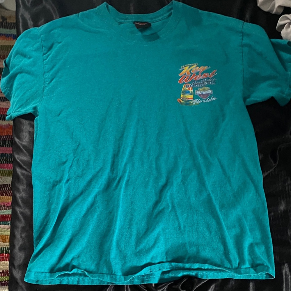 Harley-Davidson Turquoise Short Sleeve Tee